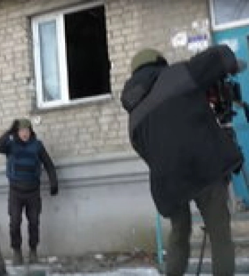 Німецькі журналісти потрапили під обстріл у Бахмуті