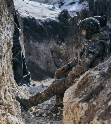 Карта боевых действий в Украине 13 февраля