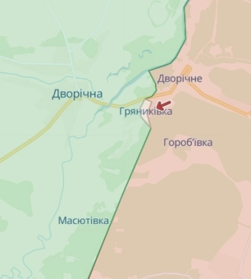 Враг атаковал на Харьковщине — Генштаб (карта)