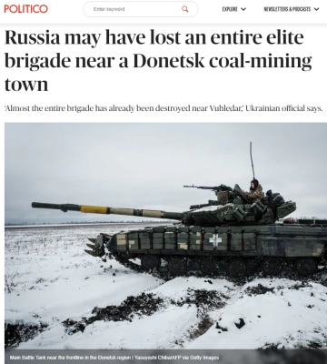 ЗСУ розбили під Вугледаром елітну бригаду морської піхоти рф — Politico