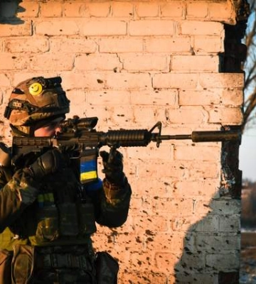 В Херсонскую область перебросили 200 росгвардейцев: карта боевых действий за 13 февраля