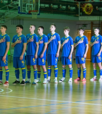 Известно расписание игр сборной Украины по футзалу U-19 в отборе Евро-2023