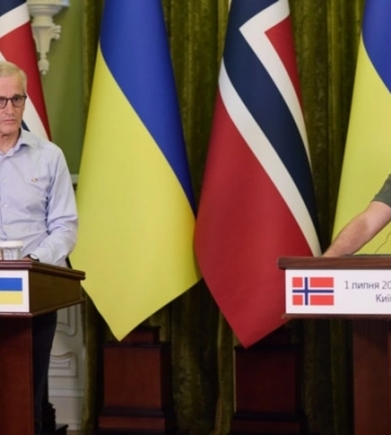 Зеленський подякував прем’єру Норвегії за допомогу, яка зміцнить Україну «на землі, у небі й на морі»