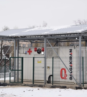 У двох лікарнях Сум уже працюють кисневі станції