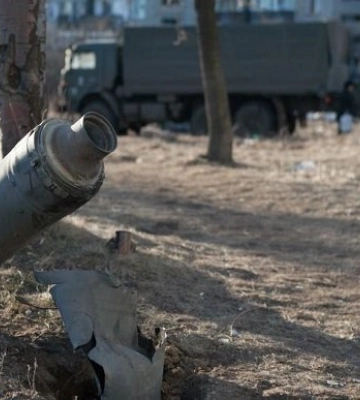 Во Львовской области российская ракета упала возле автобусной остановки