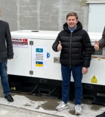 Львівський обласний центр медицини катастроф отримав генератор від меценатів із Казахстану