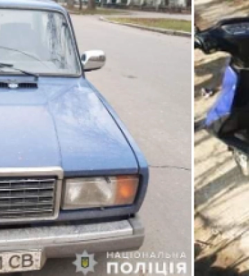 Злодій на Миколаївщині вкрав з одного двору авто та мопед