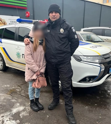 На Роменщині поліцейські оперативно розшукали  зниклу неповнолітню