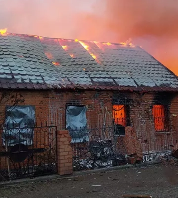 Последствия вражеских обстрелов Очакова. ФОТОрепортаж