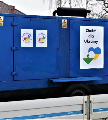 Місто на Волині отримало дизельний генератор від поляків