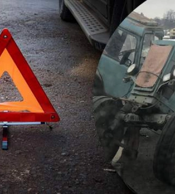 На выезде из Львова разорвало трактор в результате ДТП: жуткие кадры