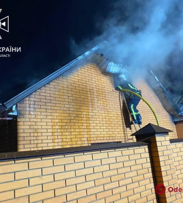 В Одесской области горели дом и гараж с авто 