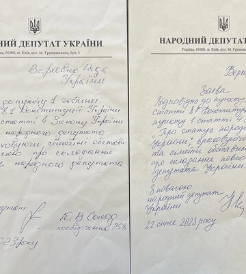 Стефанчук опубликовал заявления Королевской и Солода о сложении мандата депутата Стефанчук опубликовал заявления Королевской и Солода о сложении мандата депутата