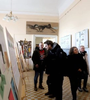 В Ужгороді стартувала спільна виставка Закарпатської академії мистецтв і Харківської академії дизайну та мистецтв