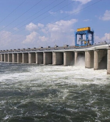 В Запорожской ОВА прокомментировали резкое падение уровня воды в Каховском водохранилище