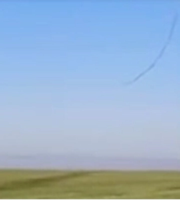 Воїни ЗСУ показали, як знищили російську ракету пострілом із ПЗРК (ВІДЕО)