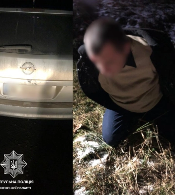 Тікав у лісопосадку. На Рівненщині поліцейські ловили нетверезого водія