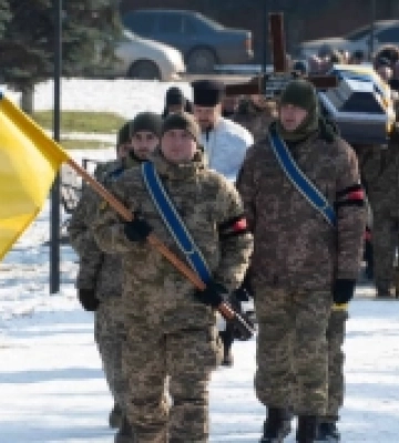 В Ужгороді попрощалися із загиблим захисником Олександром Михалком