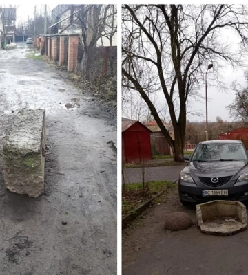 У Луцьку демонтують обмежувачі руху, які заважають швидкій та пожежникам. Адреси