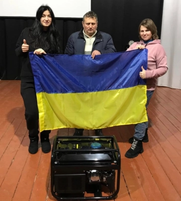 Буринський будинок культури отримав власний генератор від французів