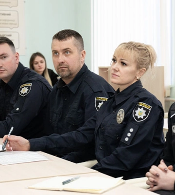 Розпочались курси з підвищення кваліфікації для патрульних поліцейських