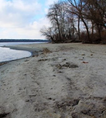 У Запоріжжі через зниження рівня води з&amp;#039;явився новий пляж - фото