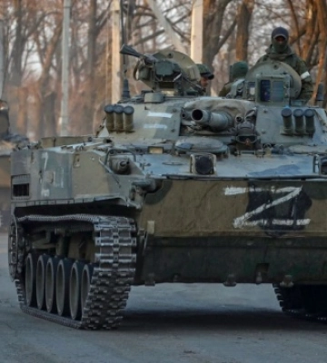 Головним напрямок удару росіян на східному фронті є Бахмут - Череватий