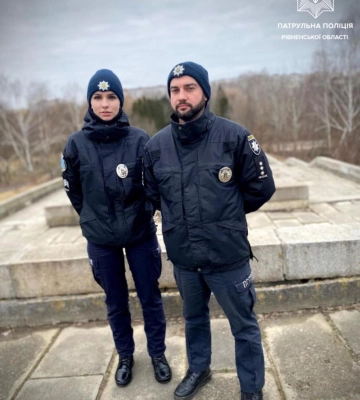 У Рівному поліцейські допомогли чоловікові з інсультом