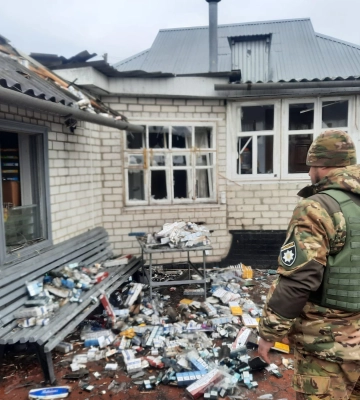 Поліція опублікувала фото наслідків обстрілів Харківщини за добу 