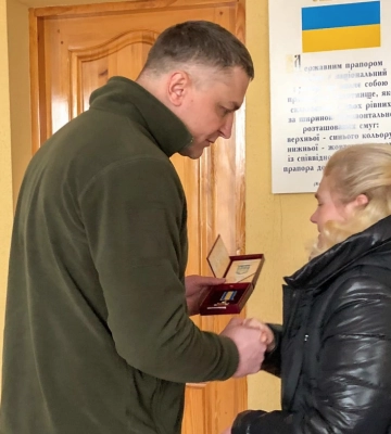 Героя з Сарненщини посмертно нагородили орденом «За мужність»