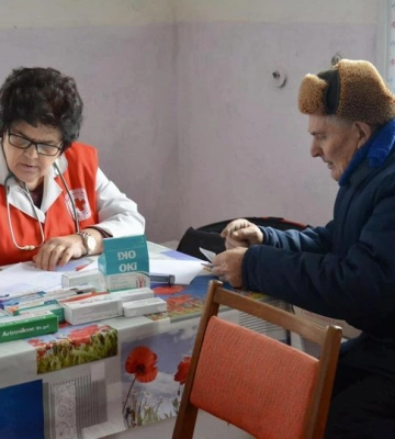 Червоний Хрест України надає психологічну допомогу мешканцям віддалених районів