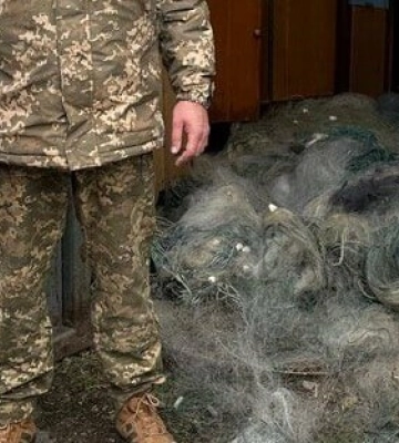 Вилучені в Одеській області браконьєрські сітки передали для ЗСУ