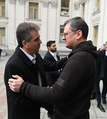 Кулеба після зустрічі з очільником МЗС Ізраїлю: &quot;Очікуємо рішень щодо військової допомоги&quot;