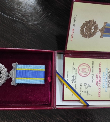 На Волині рідним загиблого Героя передали посмертну нагороду