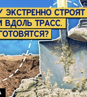 В Крыму начали строительство окопов вдоль автотрасс
