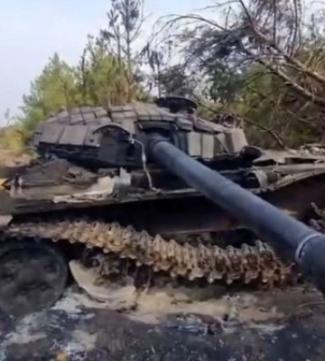 На Запорізькому напрямку знищили російський танк - відео