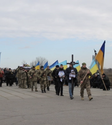 Чорнобаївська громада попрощалася із захисником України