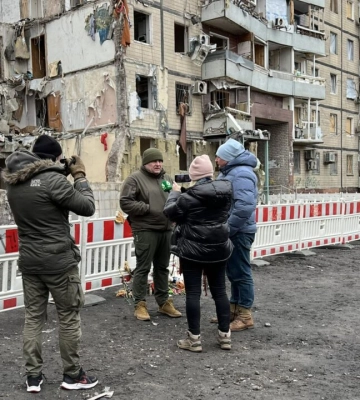 На місці зруйнованої частини будинку на ж/м Перемога у Дніпрі зведуть меморіальний сквер