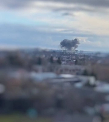 Ракетная атака ВС РФ 18 февраля: ВСУ сбили 2 ракеты, в Хмельницком прилеты (фото, видео)