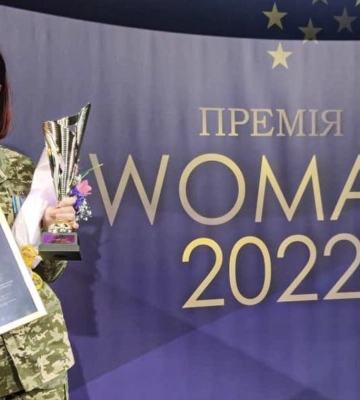 Премию «Woman 2022» получила защитница Мариуполя.