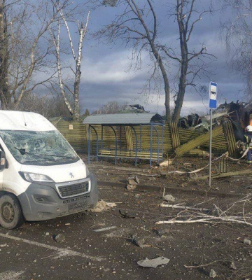 В Хмельницком одна из ракет попала в военный объект — ОВА