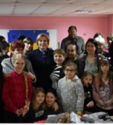 Ірина Верещук у Луцьку поспілкувалася з переселенцями