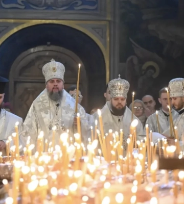 Епифаний помолился за павших украинских защитников