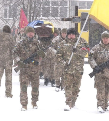 У Сумах поховали двох загиблих військових - Юрія Цибулька та Михайла Ніколаєнка