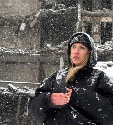 Леся Никитюк побывала на Салтовке в Харькове: "Мы все почувствовали боль"