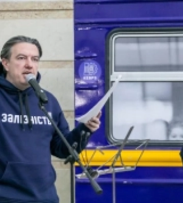 «Залізна евакуація»: у Києві презентували книгу Андрія Пермякова про українських залізничників. ФОТО
