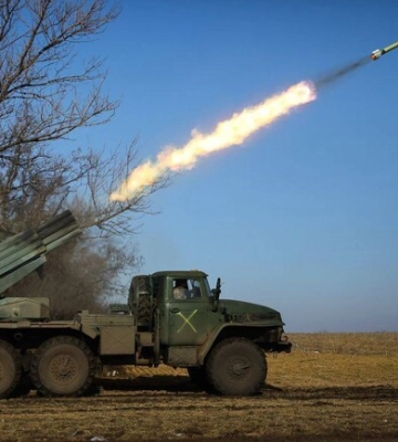 Карта боевых действий в Украине 20 февраля
