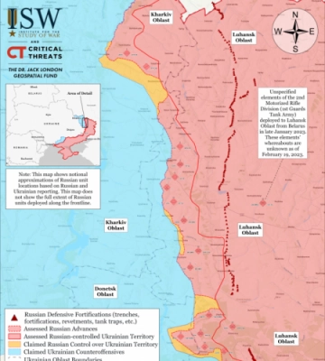 рф не має резервів для посилення основної фази наступу на Луганщині – ISW