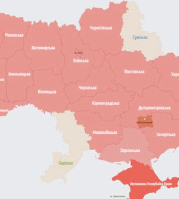 В Украине масштабная воздушная тревога