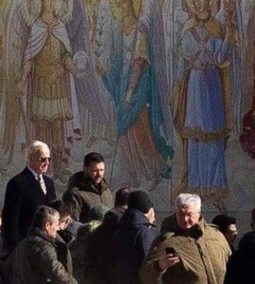 Байден приїхав із неоголошеним візитом до Києва